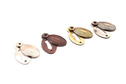 Beehive escutcheon oval reeded - oval,