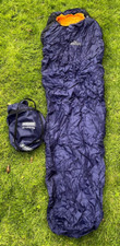 EUROHIKE : Two Season 250 Mummy Style Zipped Sleeping Bag With Carry Bag - Vgc