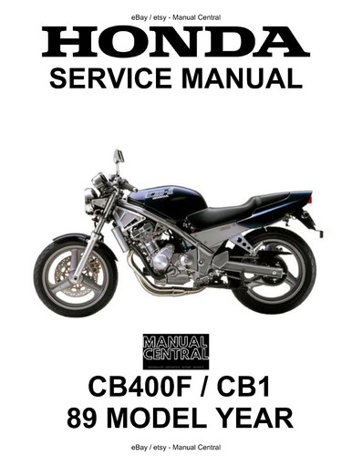 Honda cb400f cb1 service - honda,