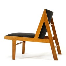 Retro Vintage Danish Design Oak Easy Chair Lounge Armchair Mid Century 1960s 70s