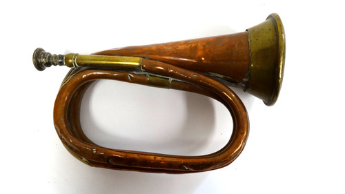 Vintage bugle military - vintage,