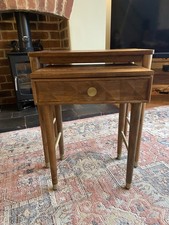 Dark Lloyd Mango Wood Storage Nest of 2 Tables, Including Drawer