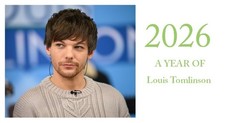 Louis Tomlinson 2026 Landscape Desktop Calendar