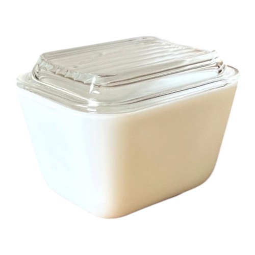 Vintage pyrex true opal - true, white