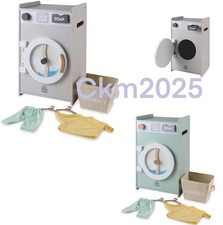 Kids Wooden Washing Machine, With Laundry Basket, Xmas Gift