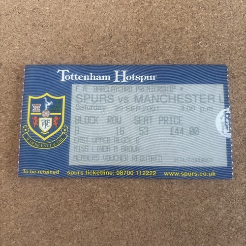 2001 tottenham hotspur v - hotspur,