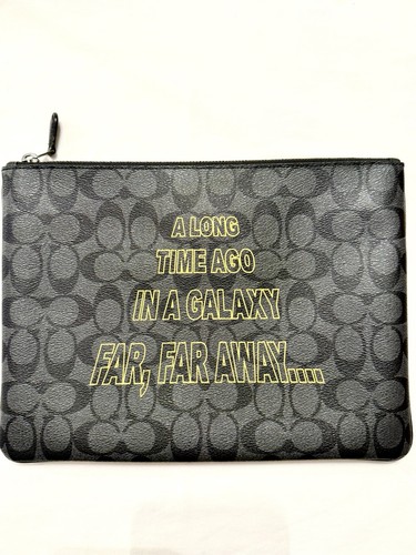 Coach star wars scroll text - text, "a