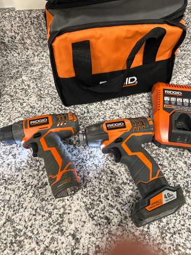 Ridgid 12v drill - 12v, kit