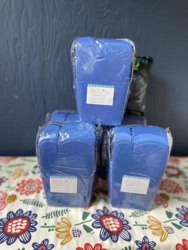 Blue paper quart pails - pails, 6