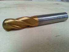 4 flute End Mill Ball Nose TiN