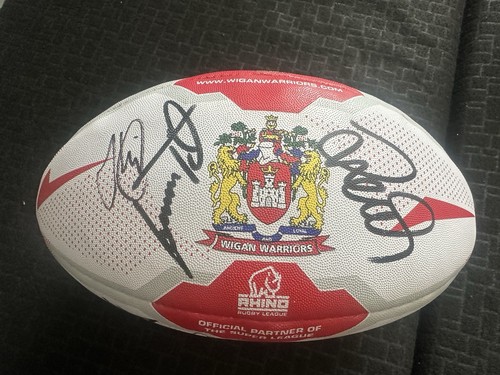 Signed wigan warriors - signed,