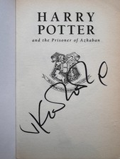 J.K Rowling Hand Signed Harry
