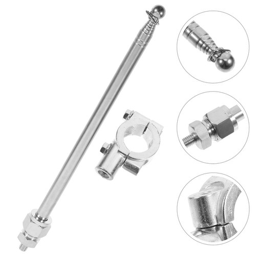 Motorcycle mount flag pole - mount,