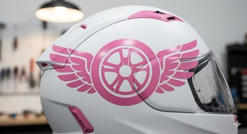 Winged wheel vinyl - decal, –
