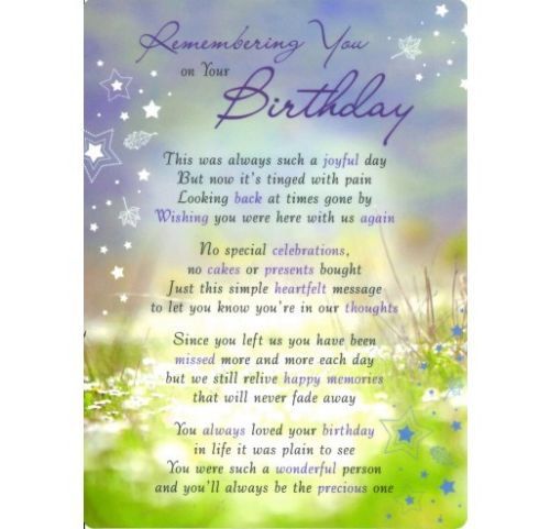 Grave card remembering you - card,