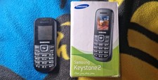 Samsung GT E1200 Black mobile phone, (Locked to O2), boxed, Keystone 2