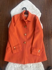 Michael Kors Orange Trench Coat M