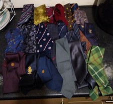 Joblot Of Ties Inc Scarborough Cricket Rugby Blackpool Rotary British Legion...