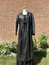 Trench Ladies Black Leather