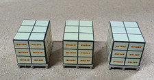 Oxford OO Gauge 1:76 Scale Railway Accessories 3 x Welgar Pallet Loads