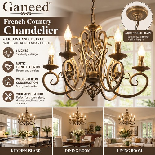 Ganeed light french country - 6,