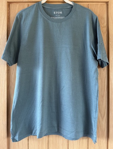 Eton crew neck shirt - neck, ss