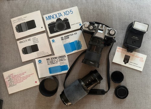 Minolta xd5 35mm slr film - xd5,