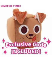 Roblox Big Games Pet Simulator X Dog Plush Redeemable CODE INCLUDED - PREORDER