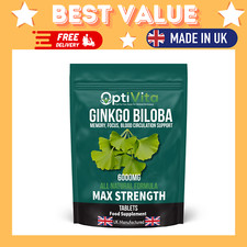 Ginkgo Biloba 6000mg Tablets