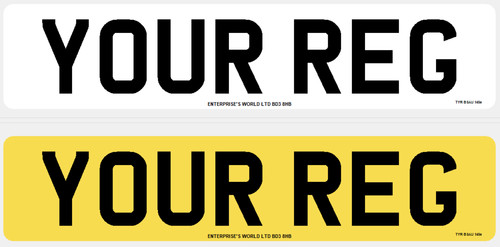 Number plate premium - plate,