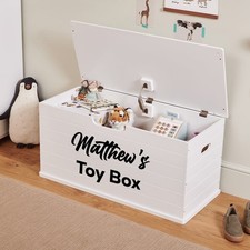 Personalised toy box name - personalised,