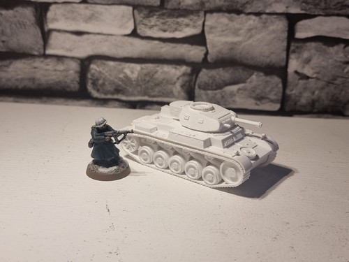 28mm scale panzer 2 tank - 28mm,