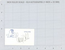 Craig white hand signed card - hand,