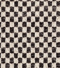 CHECK UPHOLSTERY FABRIC 44cm Romo Zinc NUTBOURNE GRAPHITE RRP £61.16 Raffia