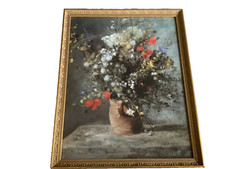 Vtg Renoir?Painting Bouquet Of