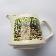 Longleat Zoo Lions crested china gravy jug pitcher Lord Nelson Pottery English