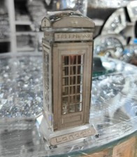 Silver Vintage Phone Booth