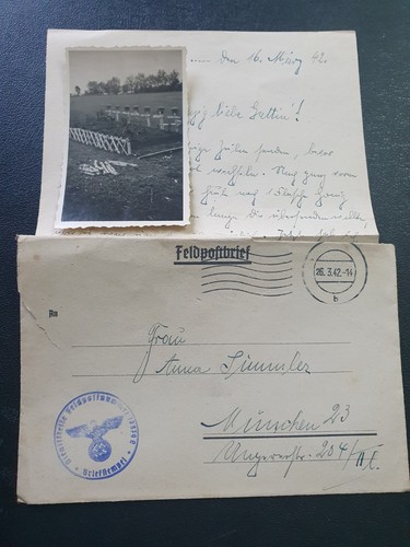 German ww2 wk2 soldiers letter - german,