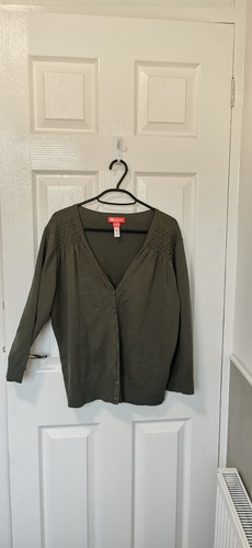 Monsoon olive green neck - monsoon, v-neck