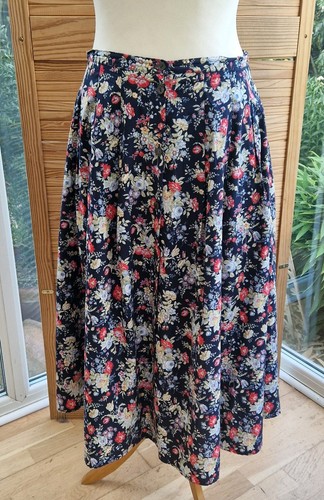 Vintage laura ashley navy - laura,