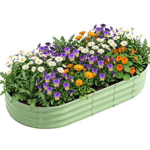 Garden raised bed galvanised - raised,