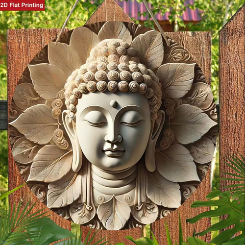 Buddha and lotus flower - and,