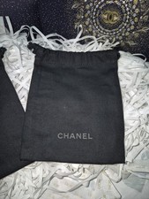 1 x CHANEL Black Drawstring