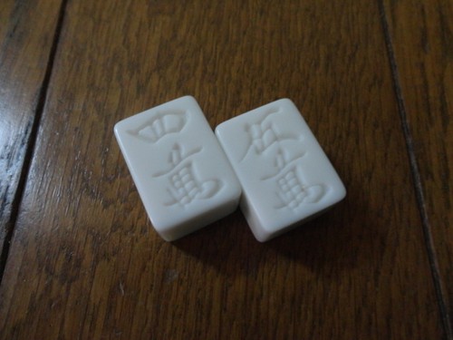 Mahjong table dummy tiles - dummy, set