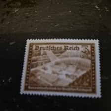 Rare Mint WW2 German  Nazi Stadium Rally Stamp.