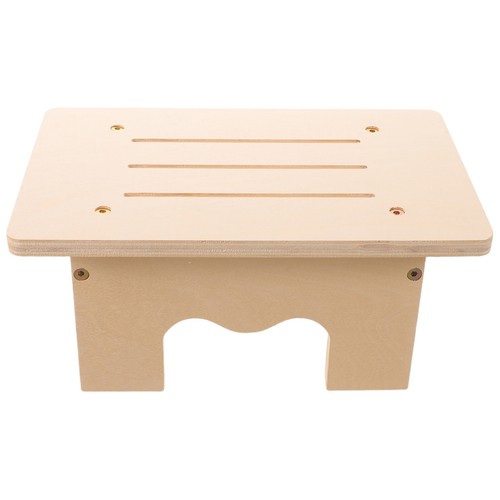 Wood step stool support - wood, stool: