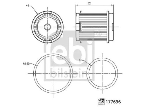 Gearbox hydraulic filter