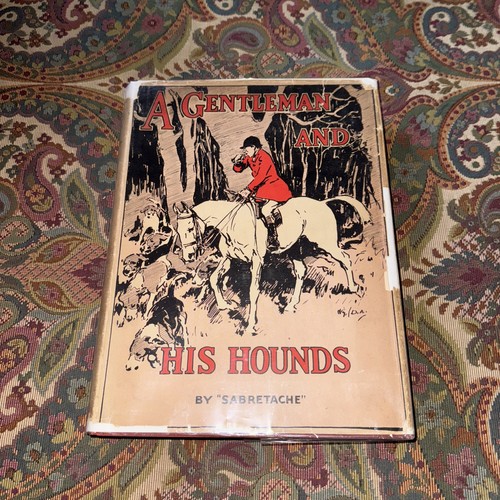 Gentleman and his hounds - a,