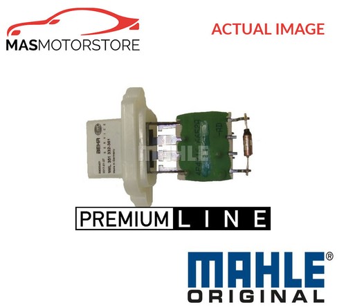Resistor interior blower mahle - resistor,