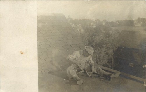 C1907 rppc postcard working - c1907,